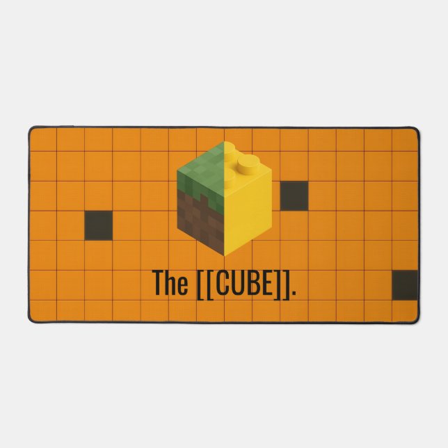 The [[CUBE]] Desk Mat (Front)