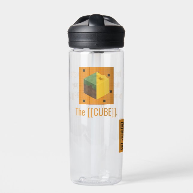 The [[CUBE]] Water Bottle (Front)