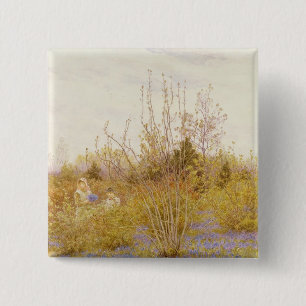 The Cuckoo 15 Cm Square Badge