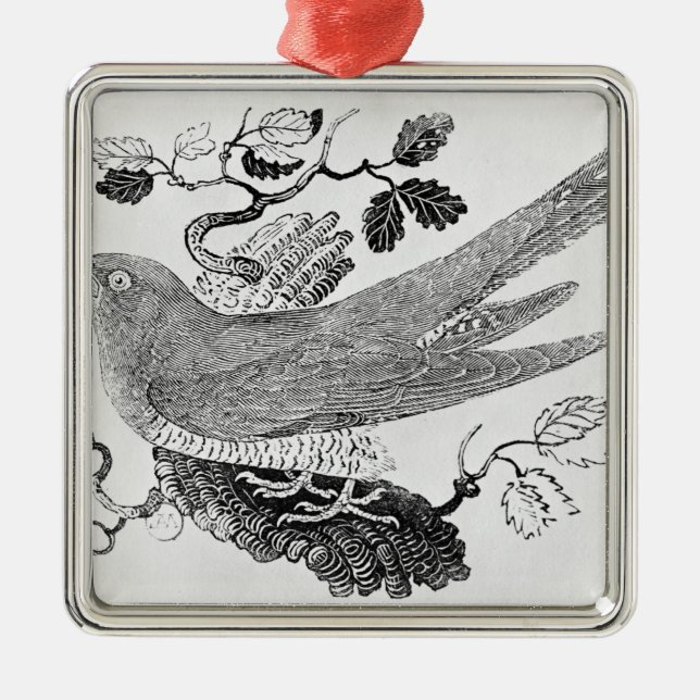 The Cuckoo Metal Tree Decoration (Front)