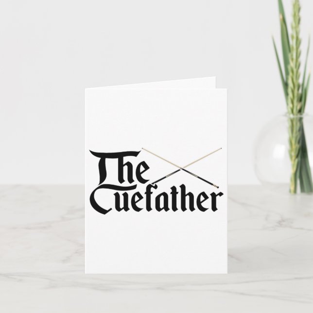 The Cuefather Billard Snooker Pool Billardplayer C Card (Front)