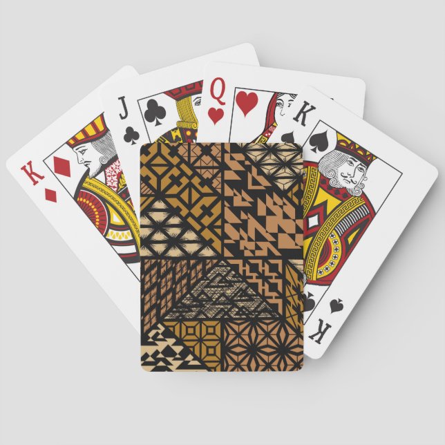 "The Culture" (Brown) Playing Cards (Back)