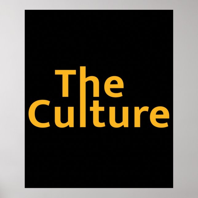 The Culture Iain M Banks ScFi Special Circumstanc Poster (Front)