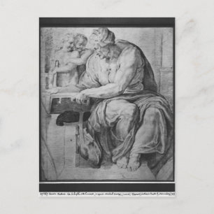 The Cumaean Sibyl, after Michangelo Buonarroti Postcard