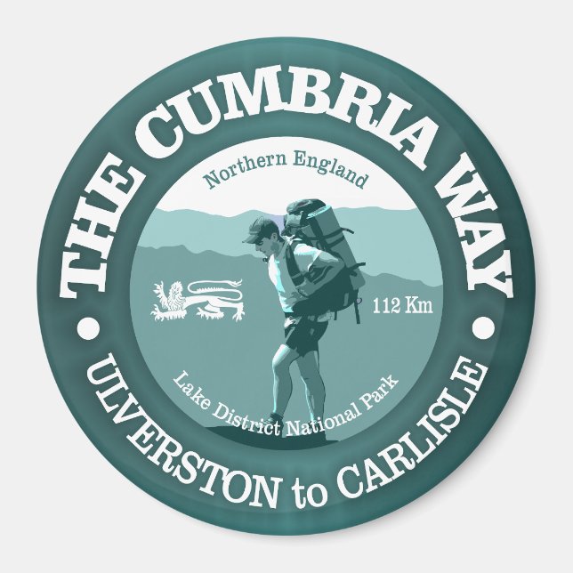 The Cumbria Way (T) Magnet (Front)