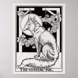 The Cunning Fox- "A Hundred Fables of La Fontaine" Poster