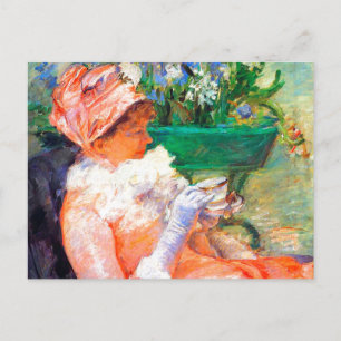 The Cup of Tea by Mary Cassatt Postcard