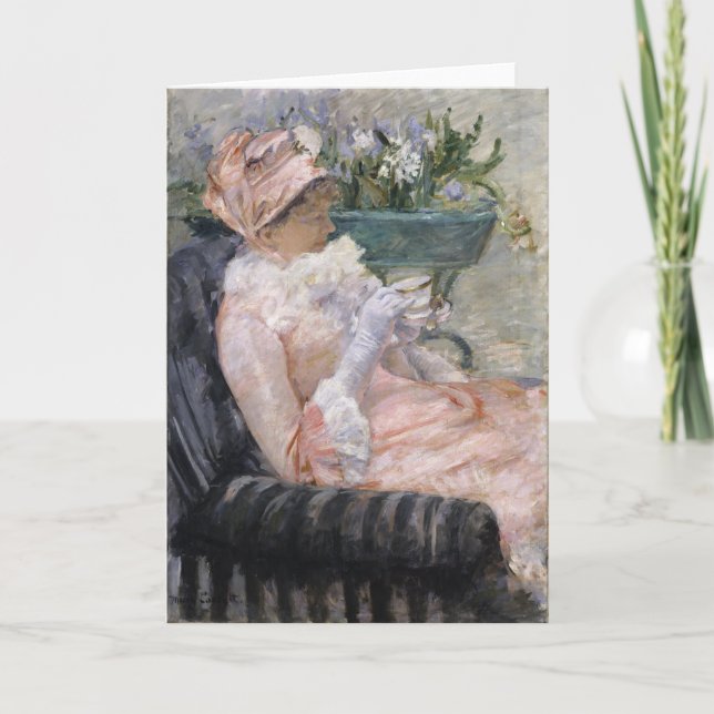 The Cup of Tea | Mary Cassatt Card (Front)