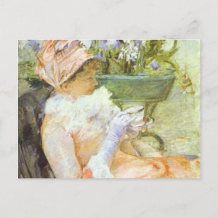 The Cup of Tea, Portrait of Lydia, Mary Cassatt Postcard
