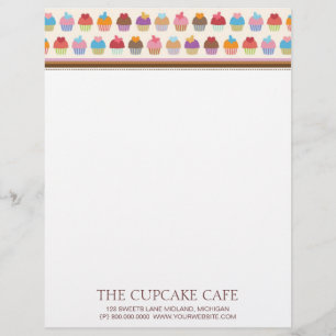 The Cupcake Cafe Letterhead
