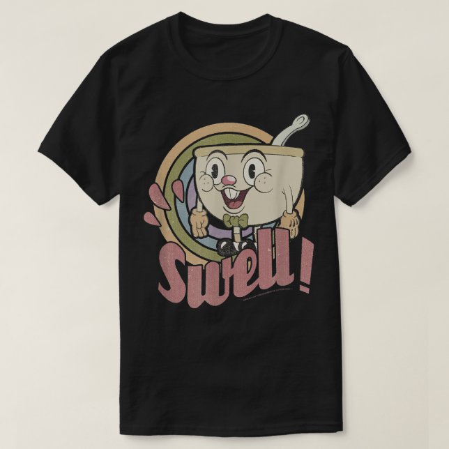 The Cuphead Show Bowlboy Swell! Poster  T-Shirt (Design Front)