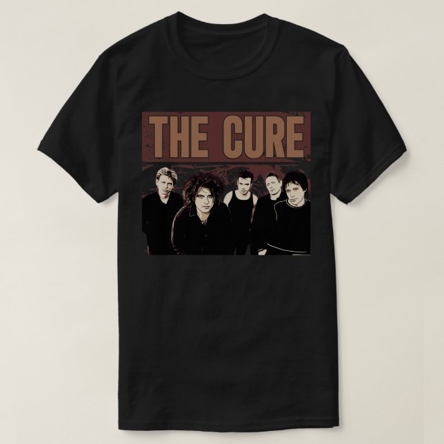 The Cure Brown vintage T-Shirt (Design Front)