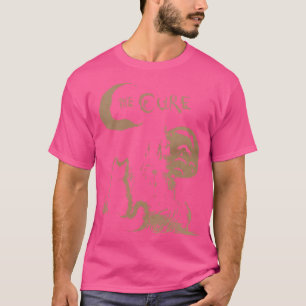 The Cure Cat Moon 90s Alt Indie Rock band For Men T-Shirt