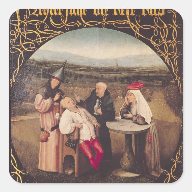 The Cure of Folly Square Sticker (Front)