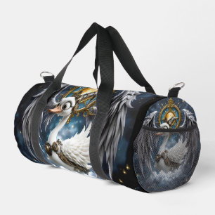 The Curious Clockwork Swan. Duffle Bag