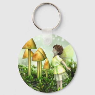 The Curious Fairy - Fairy and Toadstools Key Ring