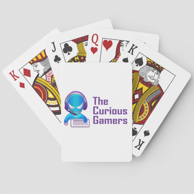 The Curious Gamers Playing Cards (Back)