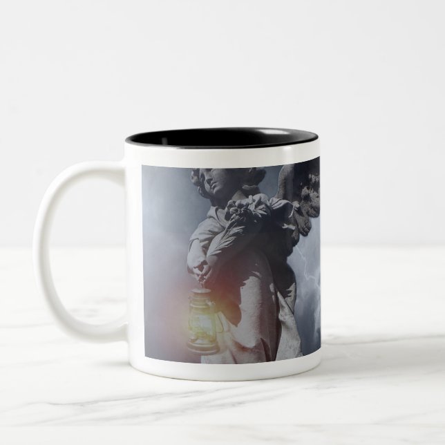 The Currency of Time Two-Tone Coffee Mug (Left)