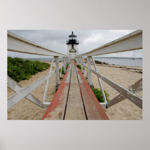 The current lighthouse, the last of many poster