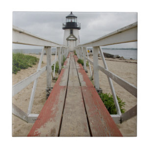 The current lighthouse, the last of many tile