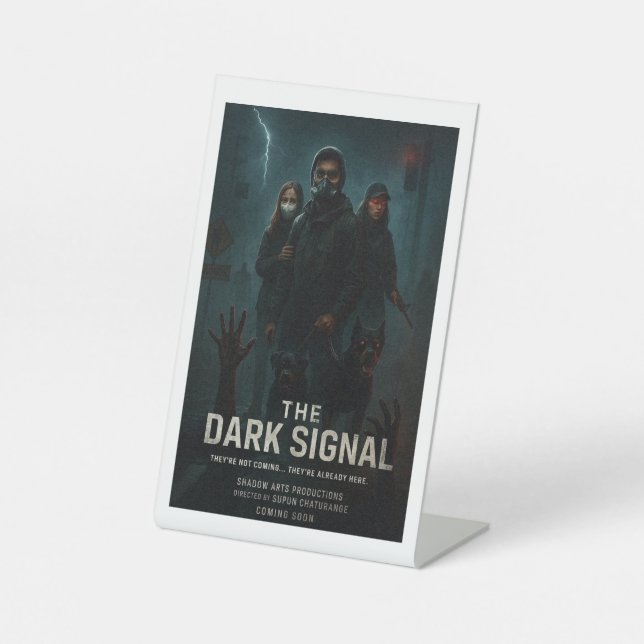 The Curse Bloom Pedestal Sign (Front)