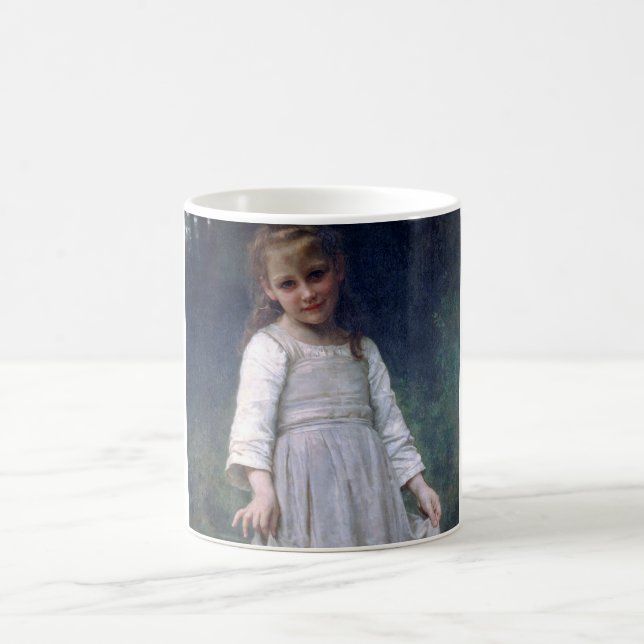 The Curtsey, Bouguereau Coffee Mug (Center)