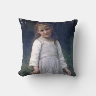 The Curtsey, Bouguereau Cushion
