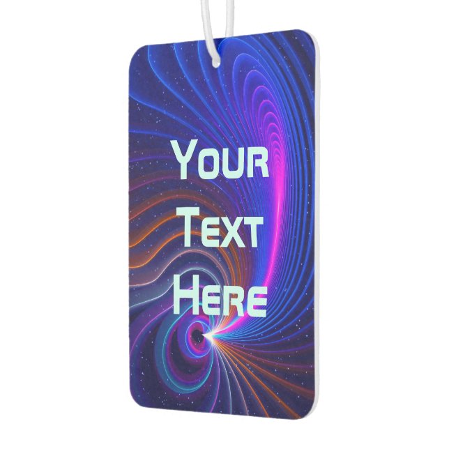 The Curvature of Space Car Air Freshener (Left)