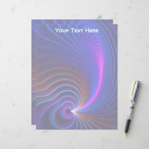 The Curvature of Space Custom Letterhead