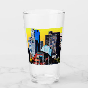 The Custom House Boston USA Poster Card Glass