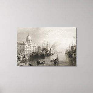 The Custom House, Dublin Canvas Print