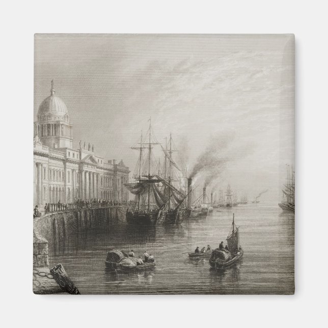 The Custom House, Dublin Magnet (Front)