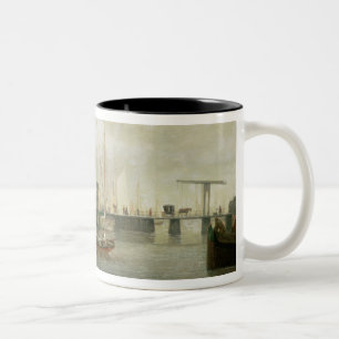 The Customs House, Amsterdam Two-Tone Coffee Mug