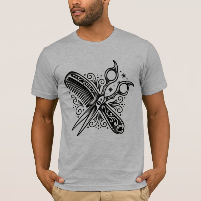 The Cut & Craft | Traditional Barber Flash Tee (Front)
