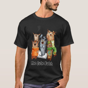 The Cute Batch Cat Halloween Holiday T-Shirt