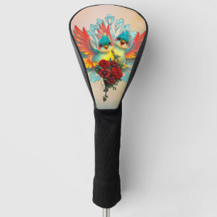 The cute birds of good humour.  golf head cover