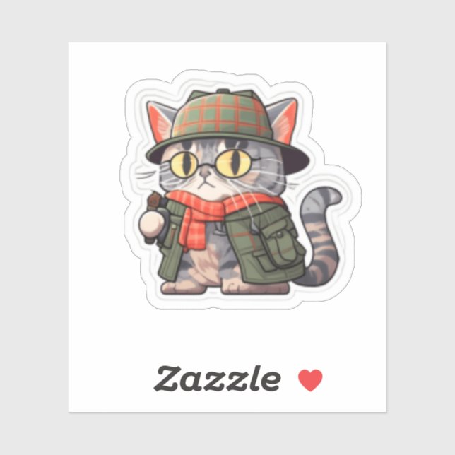 The cute cat for stickers for  you (Sheet)