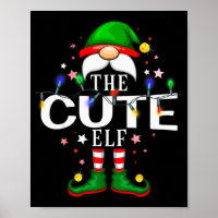 The Cute Elf Christmas Family Pajama Party