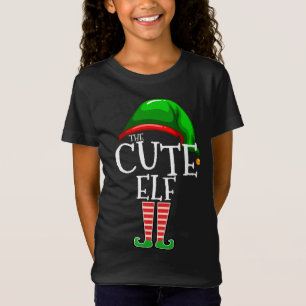 The Cute Elf Group Matching Family Christmas Gift T-Shirt