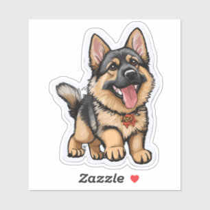 The cute german shepherd❤️german shepherd stickers