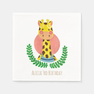 The Cute Giraffe Napkin