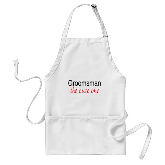 The Cute One (Groomsman) Standard Apron