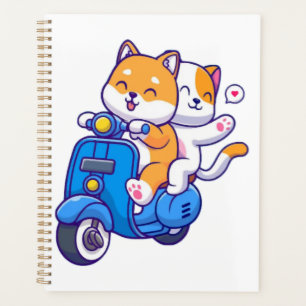 The Cute Shiba Couple Planner