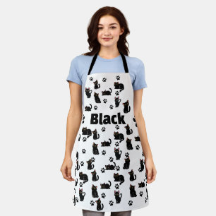 The Cutest Black Cat Apron Gift for Cat Lovers