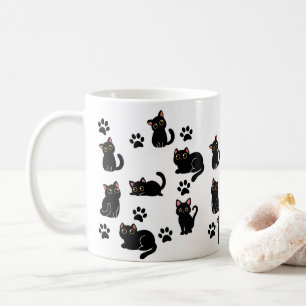 The Cutest Black Cat Mug Gift for Cat Lovers