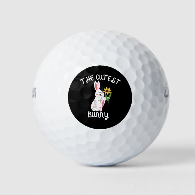 The Cutest Bunny Golf Balls (Front)