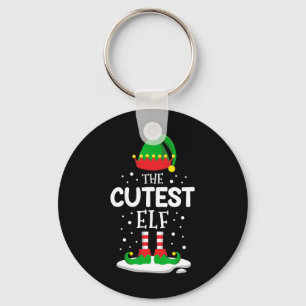 The Cutest Elf Christmas Family Matching Outfit Xm Key Ring