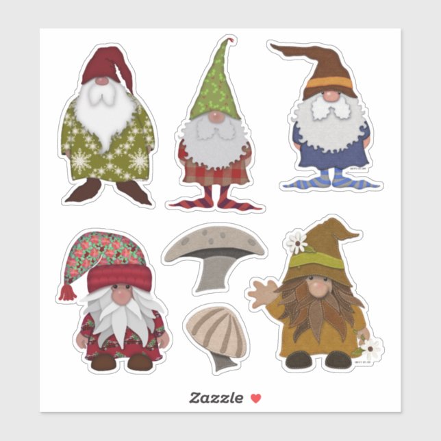 The Cutest Gnomes Ever | Cherie's Art (Sheet)