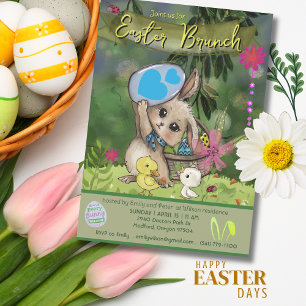 The Cutest "Heavy Lifting" Easter Brunch Invite