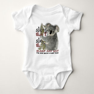 The Cutest Koala Eat And Sleep Baby Bodysuit